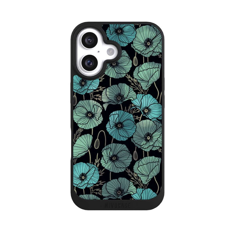 iPhone 16 NIVOpure Sommermohn Grün