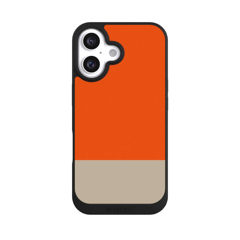 iPhone 16 NIVOpure Orange Beige Farbkombi