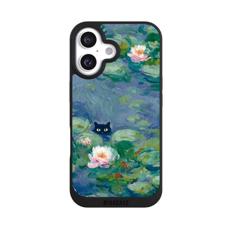 iPhone 16 NIVOpure Katze im Teich Gemälde