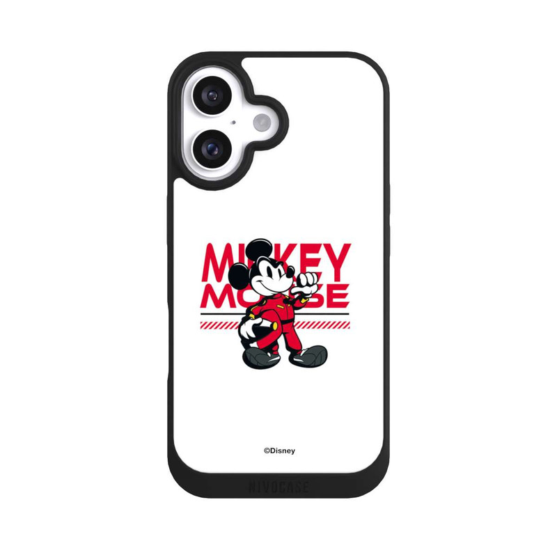 iPhone 16 NIVOpure Micky Maus Rally Weiss