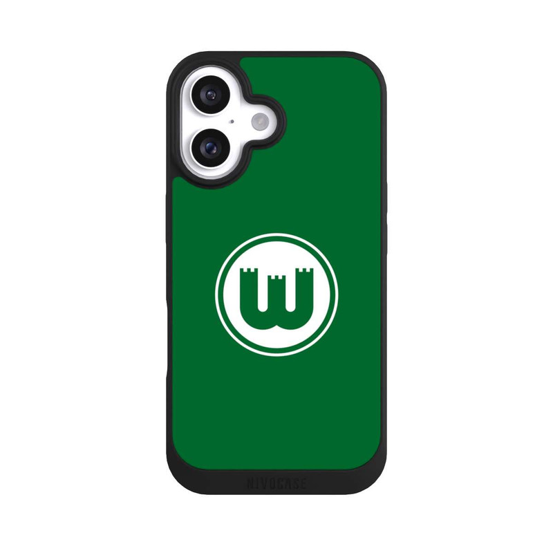iPhone 16 NIVOpure VfL Wolfsburg Zinnenwappen Grün