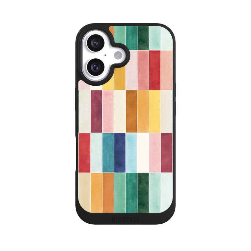 iPhone 16 NIVOpure Modern Craft Geometric Rectangular Tiles