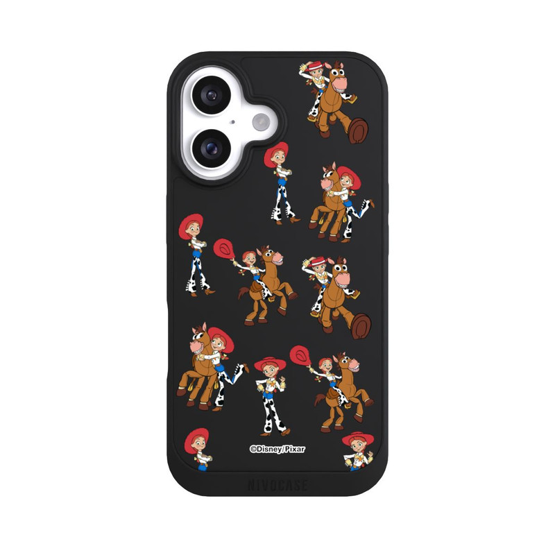 iPhone 16 NIVOpure Toy Story 5 Jessie Cowboy Pattern Transparent