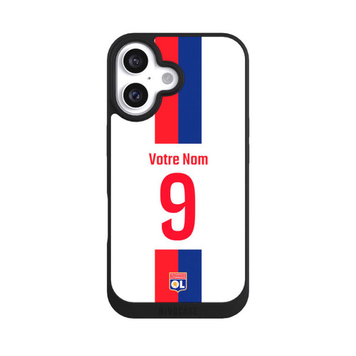 Apple iPhone 16 NIVOpure Olympique Lyonnais Maillot Personnalisable