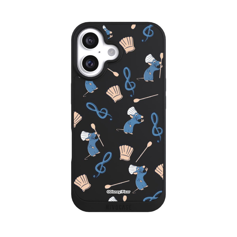iPhone 16 NIVOpure Remy Ratatouille Transparent Disney Muster