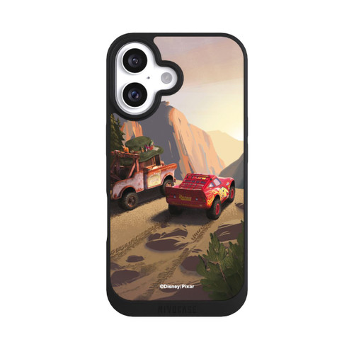 Apple iPhone 16 NIVOpure Disney Pixar Cars Sonnenuntergang Lightning McQueen und Hook