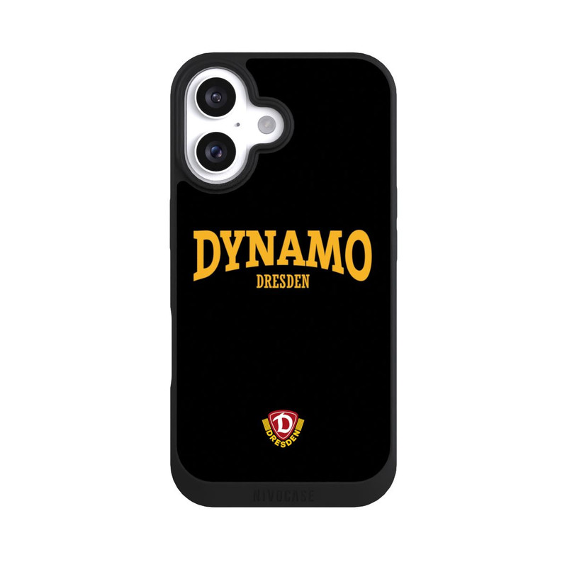 iPhone 16 NIVOpure Dynamo Dresden Schwarz-Gelb
