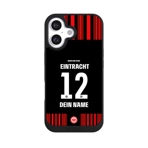 Apple iPhone 16 NIVOpure Eintracht Frankfurt Trikot Personalisierbar 26-27