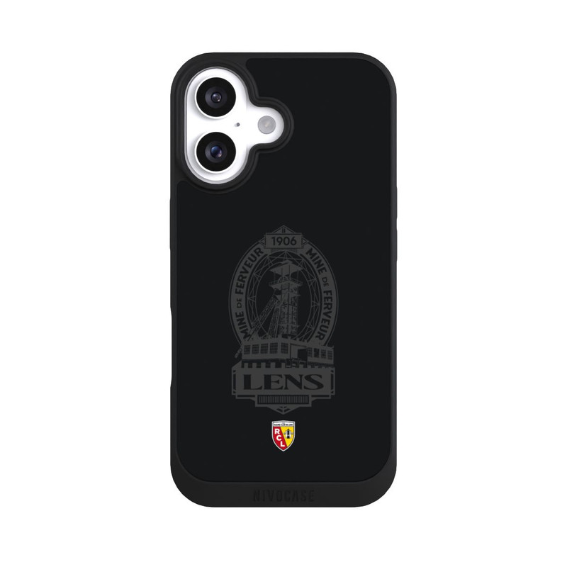 iPhone 16 NIVOpure RC Lens Mine de Ferveur Emblème noir