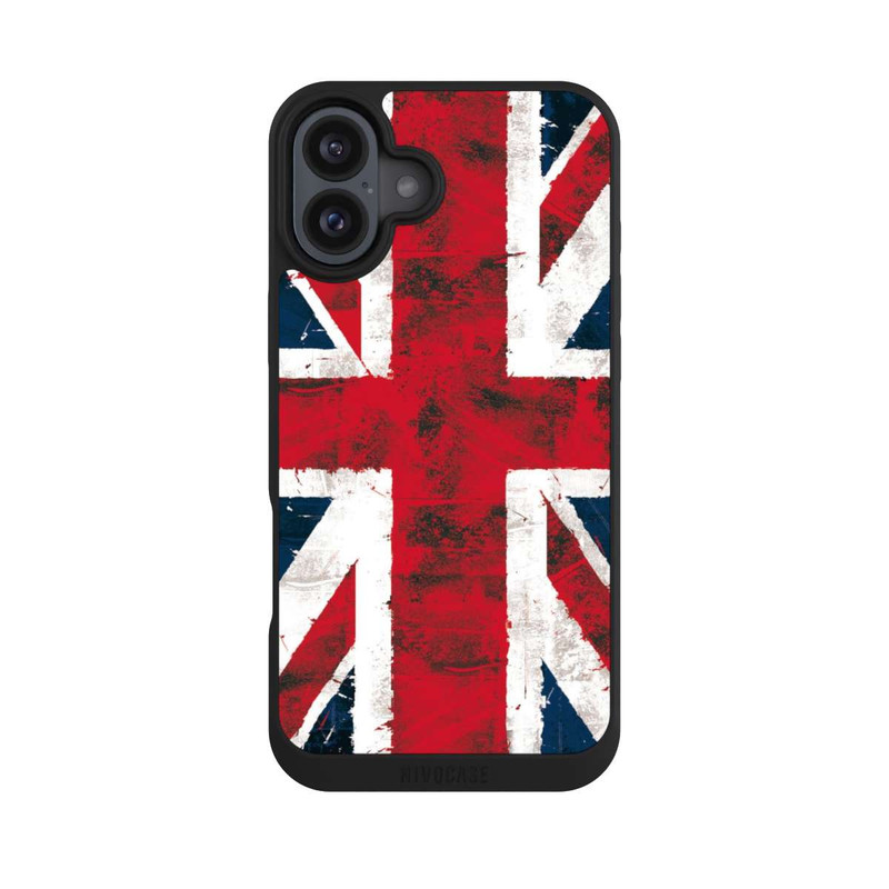 iPhone 16 Plus NIVOpure Union Jack - Grunge