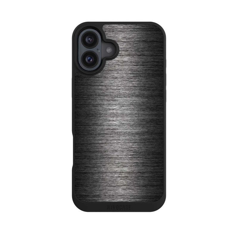 iPhone 16 Plus NIVOpure Metal Look - Anthrazit