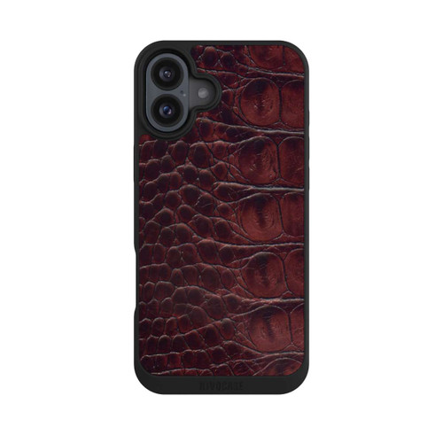 Apple iPhone 16 Plus NIVOpure Cuir de Crocodile