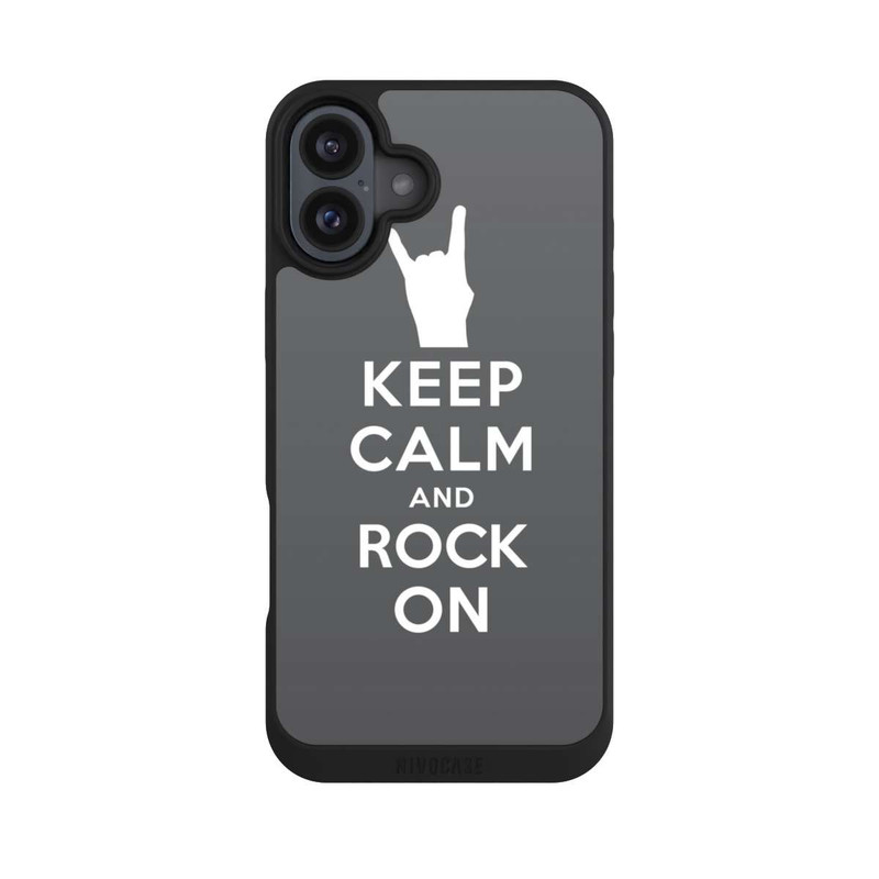 iPhone 16 Plus NIVOpure Keep Calm and Rock on