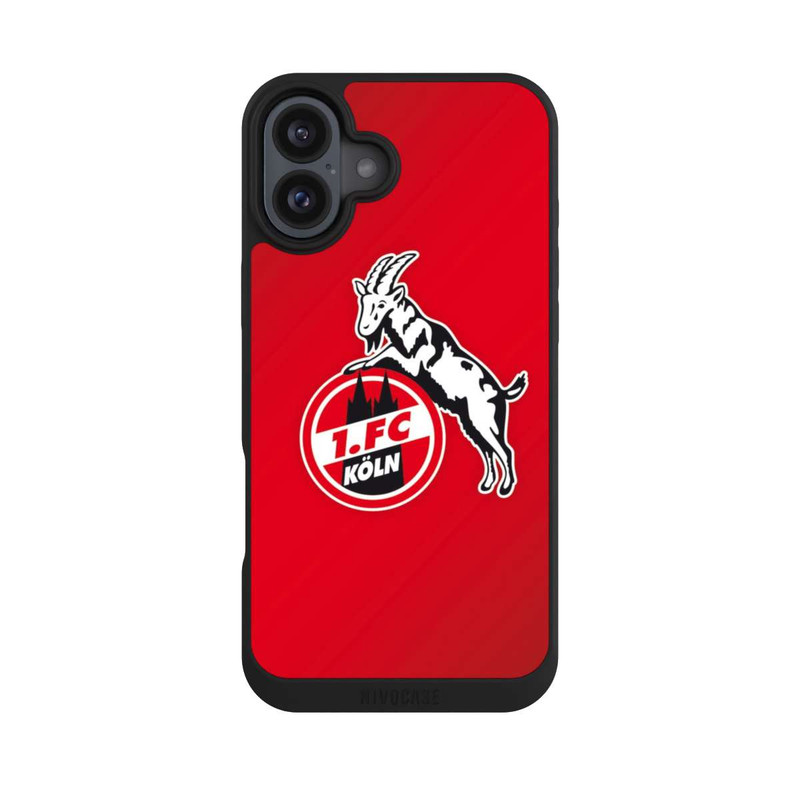 iPhone 16 Plus NIVOpure 1. FC Köln Rot
