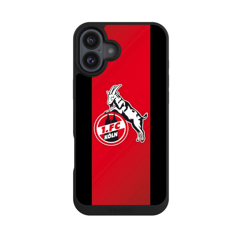 iPhone 16 Plus NIVOpure 1. FC Köln Schwarz
