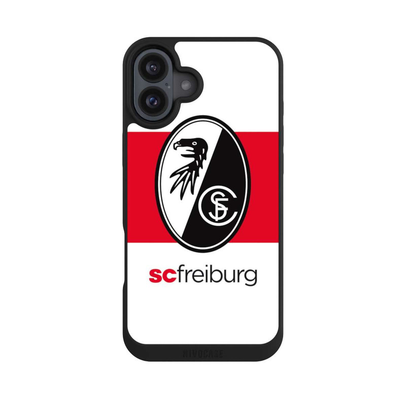 iPhone 16 Plus NIVOpure SC Freiburg - Banderole Rot