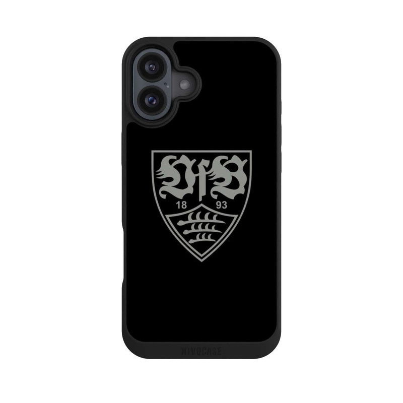 iPhone 16 Plus NIVOpure VfB Stuttgart Schwarz
