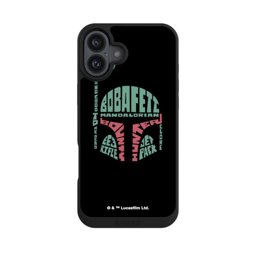 Apple iPhone 16 Plus NIVOpure Boba Fett Typo Grafisch