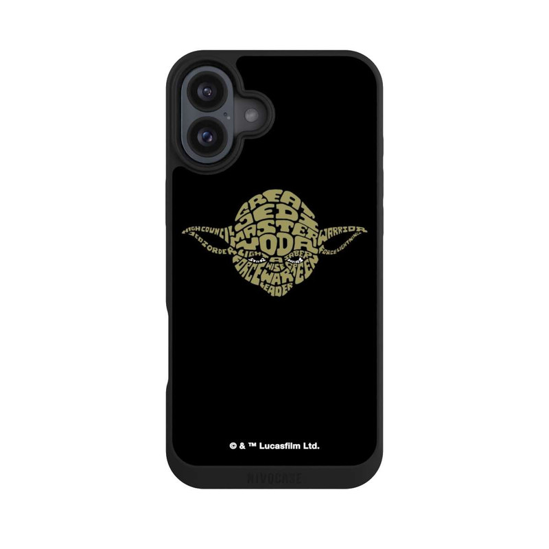 iPhone 16 Plus NIVOpure Yoda Typo Graphique