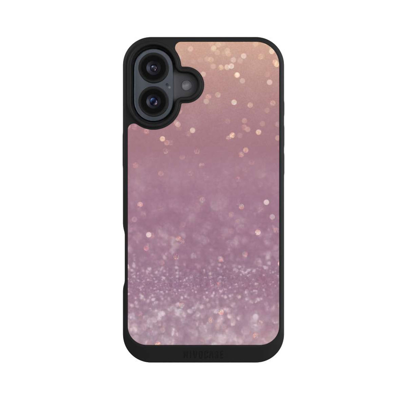 iPhone 16 Plus NIVOpure Zarter Glanzglitzerdruck