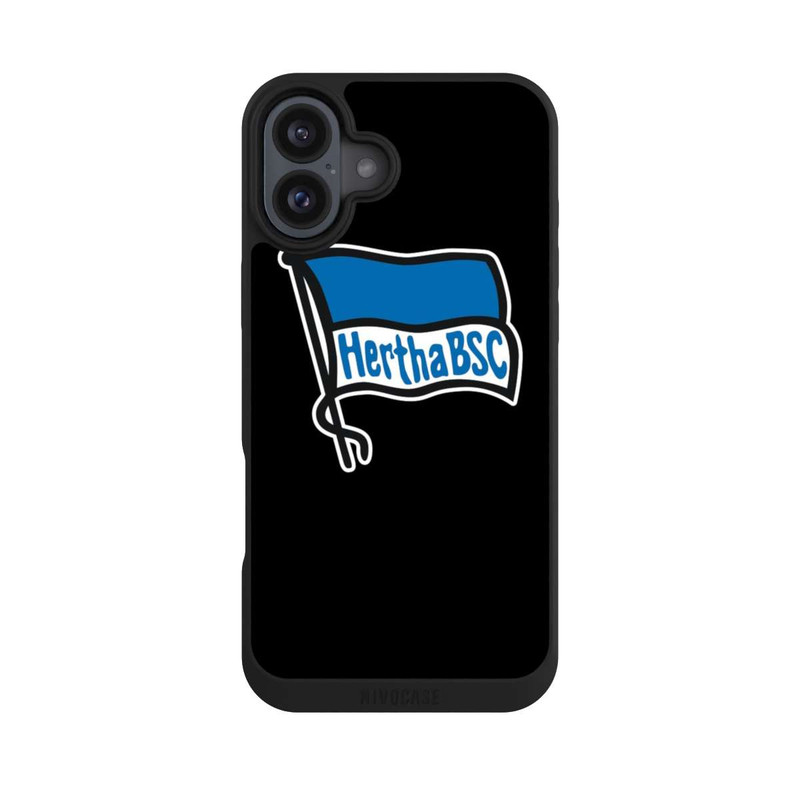 iPhone 16 Plus NIVOpure Hertha BSC Schwarz
