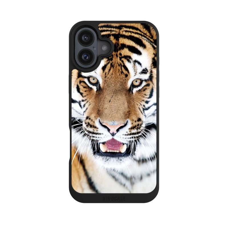 iPhone 16 Plus NIVOpure Tiger Großaufnahme