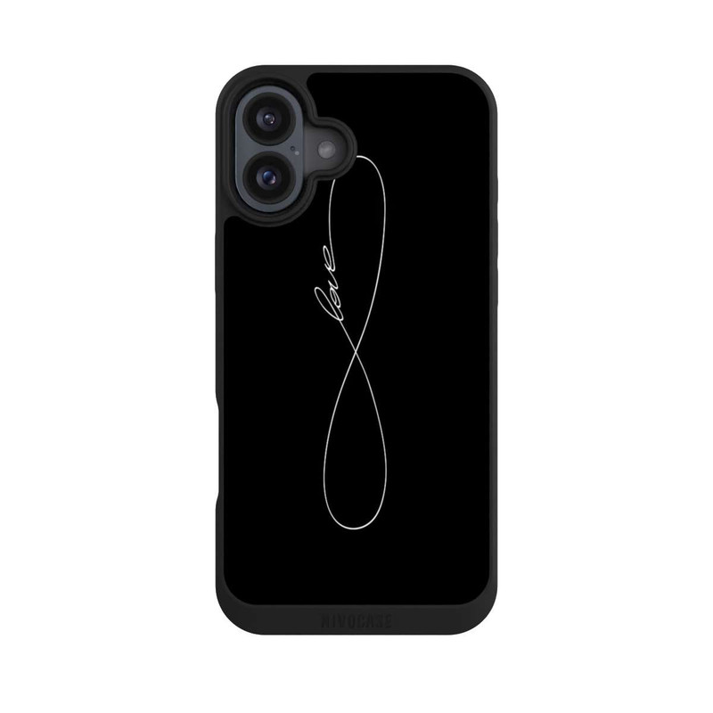iPhone 16 Plus NIVOpure Eternal Love Black
