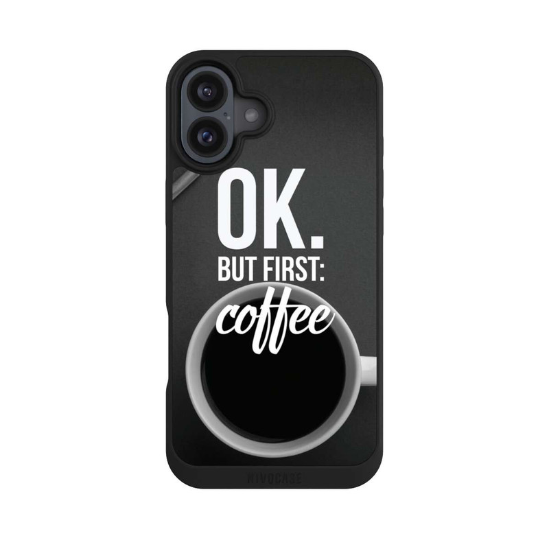 iPhone 16 Plus NIVOpure OK.But first:Coffee