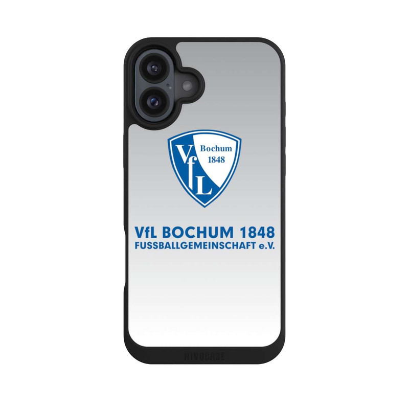 iPhone 16 Plus NIVOpure VfL Bochum Logo Grau