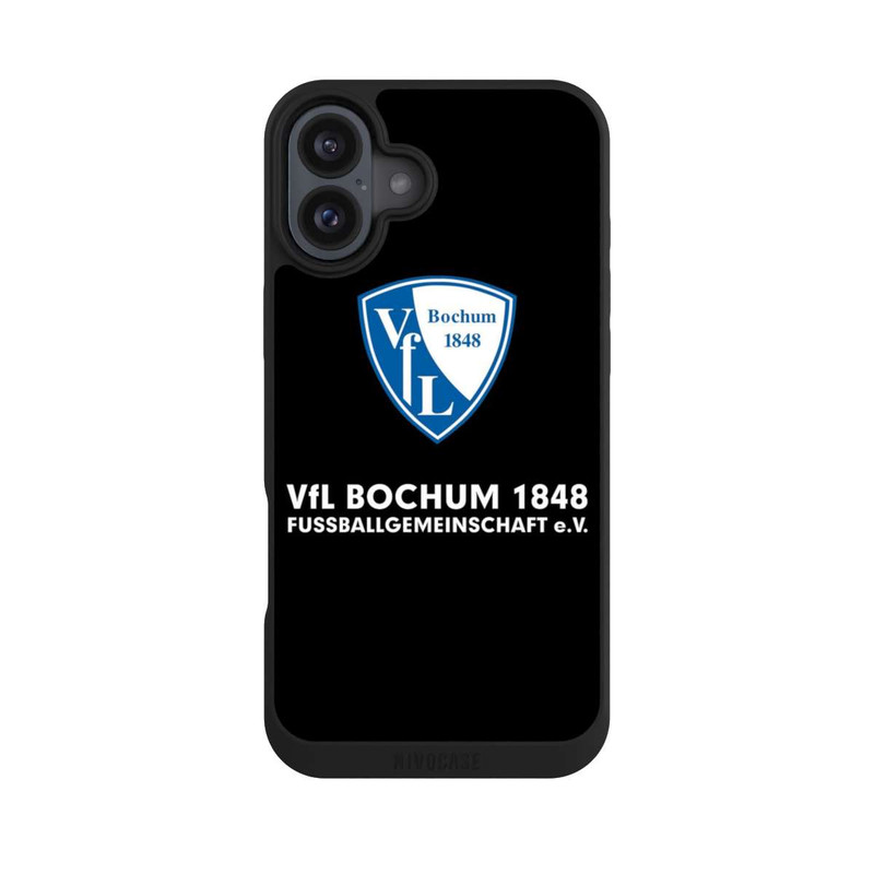 iPhone 16 Plus NIVOpure VfL Bochum Logo Schwarz