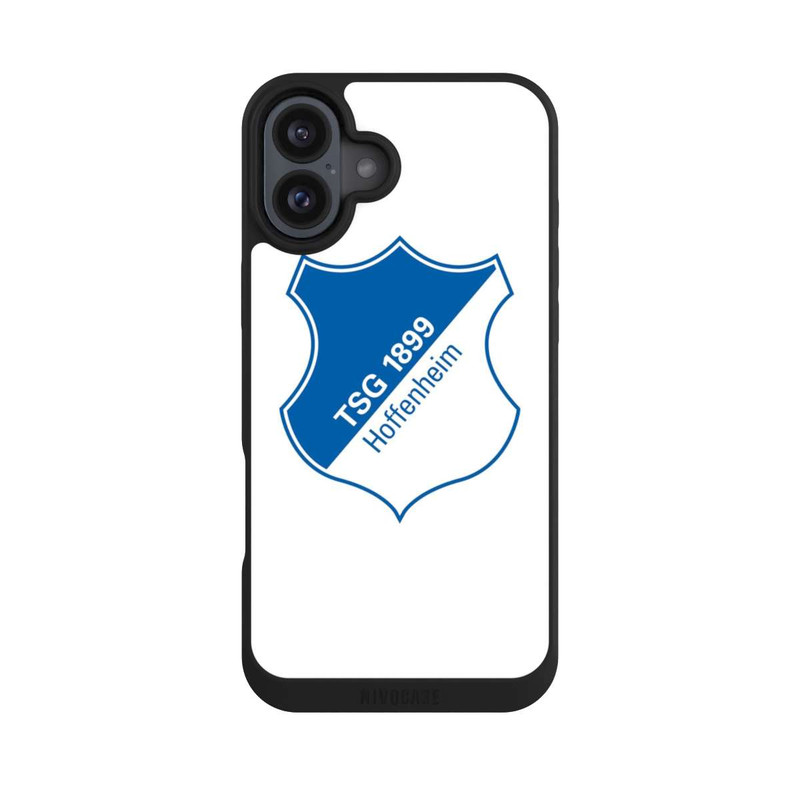 iPhone 16 Plus NIVOpure TSG 1899 Hoffenheim Logo Weiss