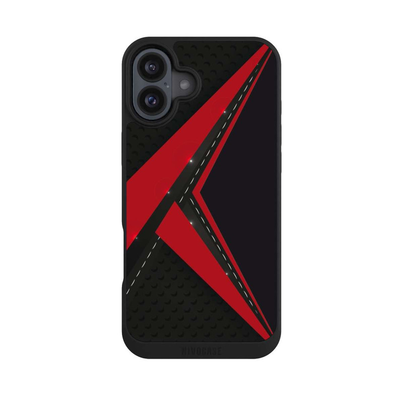 iPhone 16 Plus NIVOpure Carbon for Men - Red