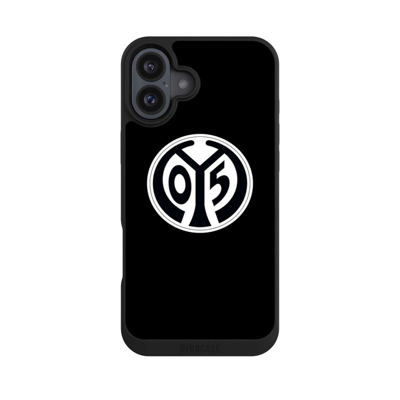 iPhone 16 Plus NIVOpure Mainz 05 Schwarz