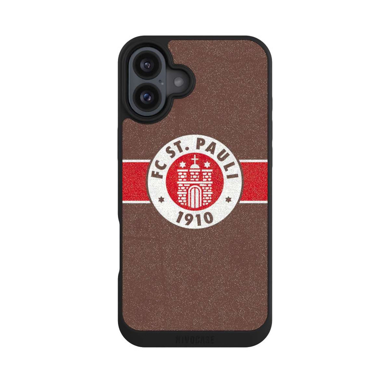 iPhone 16 Plus NIVOpure FC St.Pauli Logo Banderole