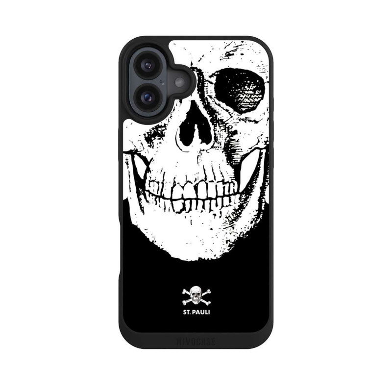 iPhone 16 Plus NIVOpure FC St.Pauli CloseupSkull