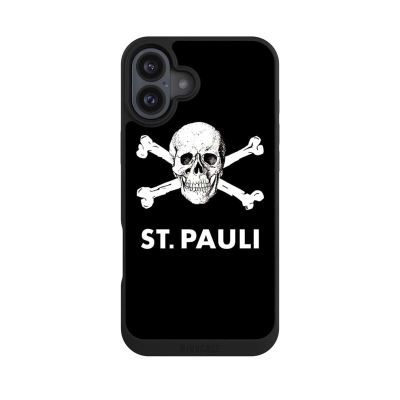 iPhone 16 Plus NIVOpure FC St.Pauli WhiteSkull