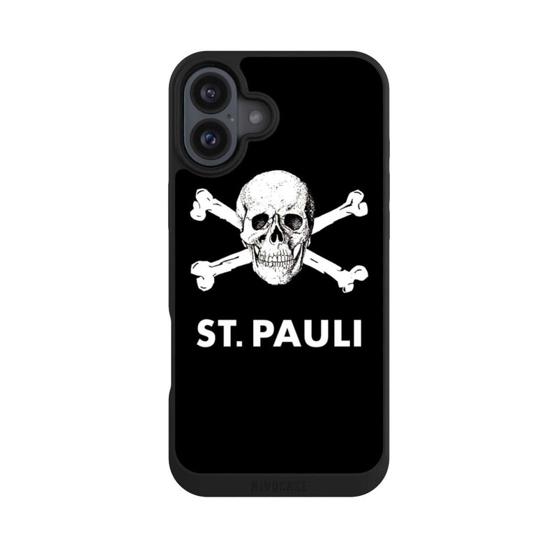 iPhone 16 Plus NIVOpure FC St.Pauli WhiteSkull