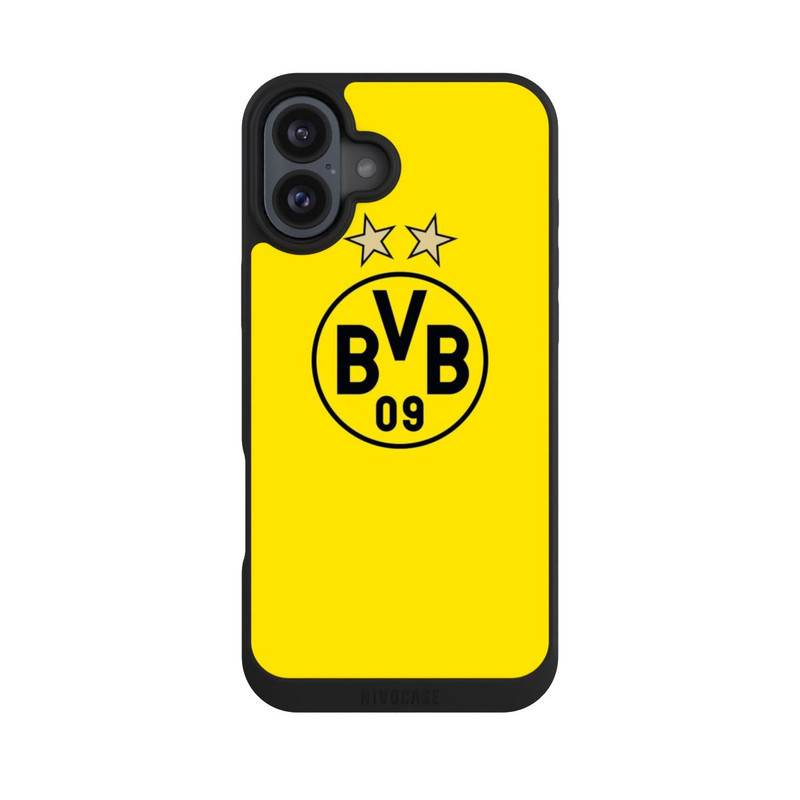 iPhone 16 Plus NIVOpure BVB Gelb / Sterne