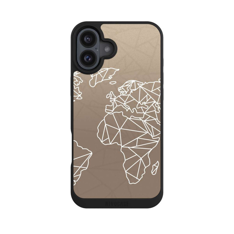 iPhone 16 Plus NIVOpure Worldmap Polygon
