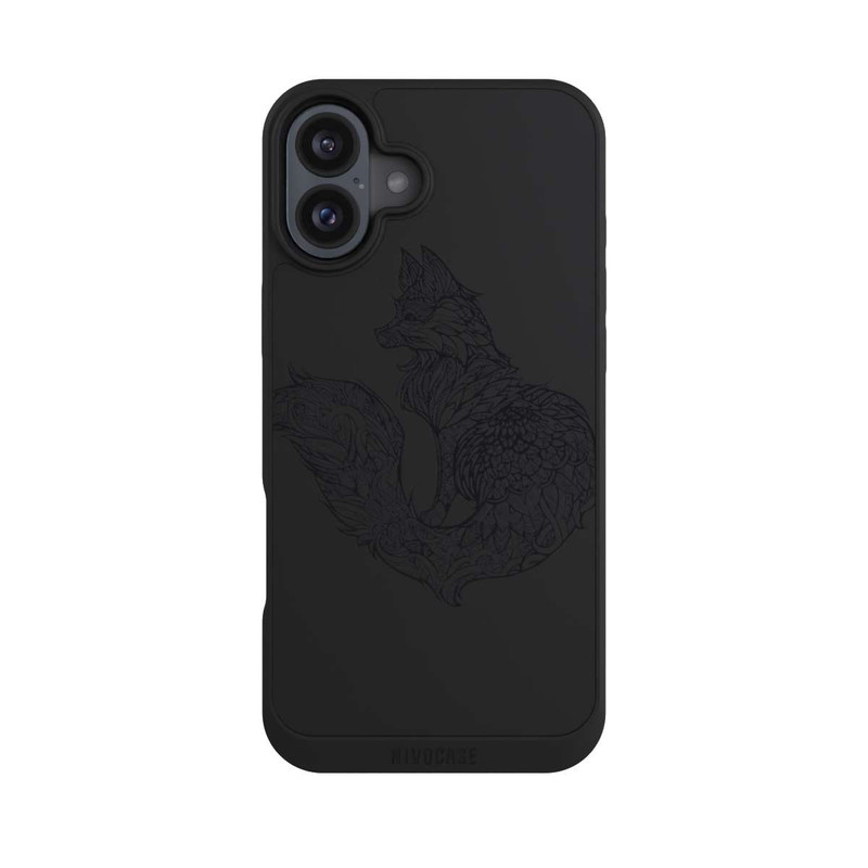 iPhone 16 Plus NIVOpure Renard orné sans fond