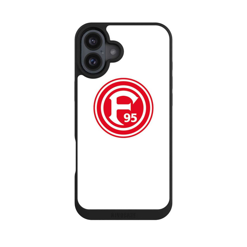iPhone 16 Plus NIVOpure Fortuna Logo Weiss