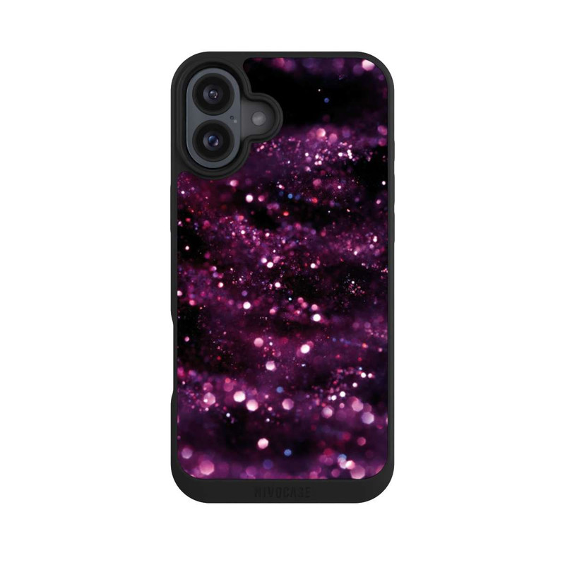 iPhone 16 Plus NIVOpure Lilac Sparkles Look