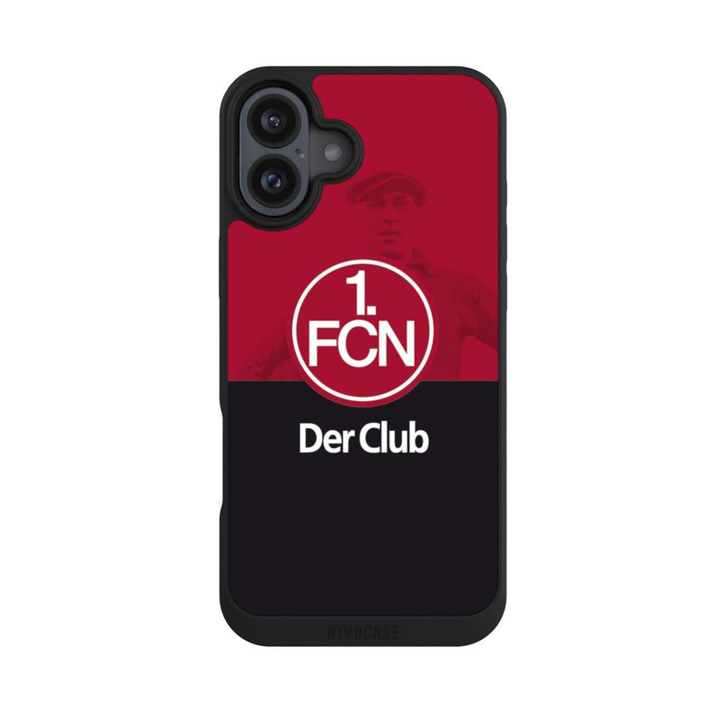 iPhone 16 Plus NIVOpure Der Club - Rot-Schwarz - FCN