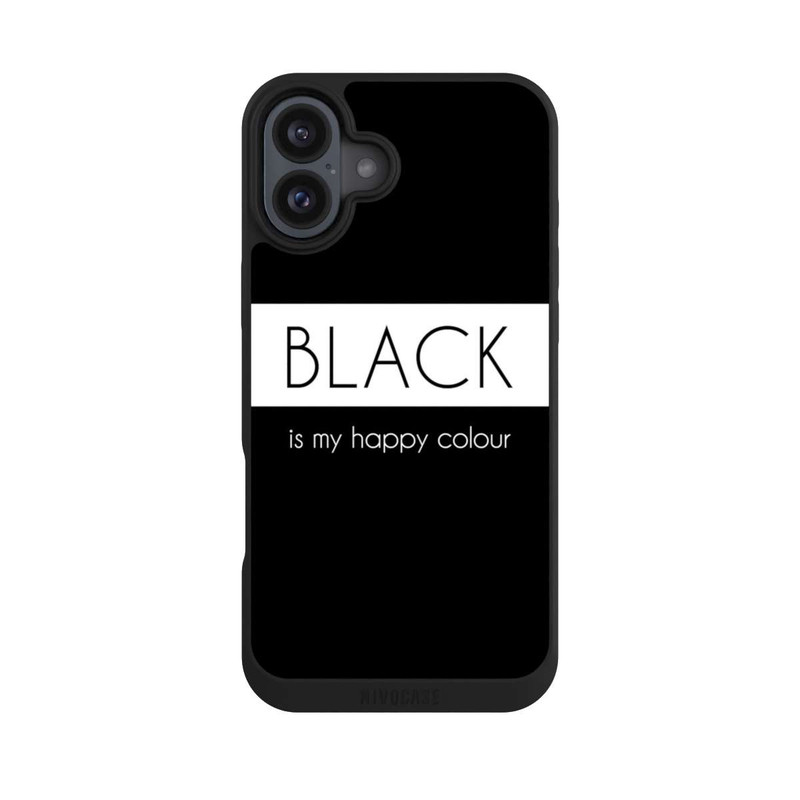 iPhone 16 Plus NIVOpure Black is my Happy Colour