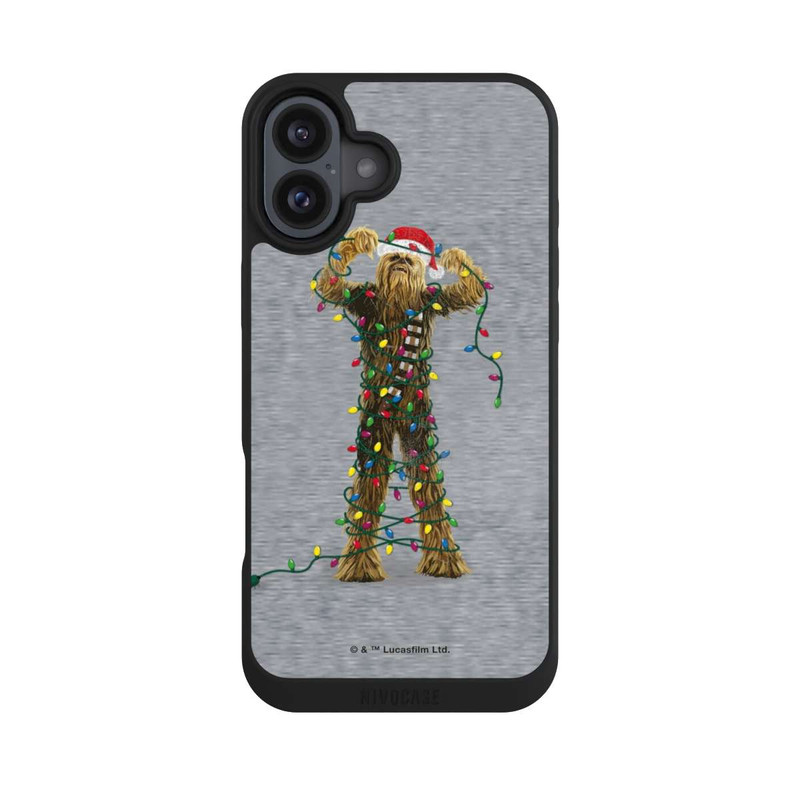 iPhone 16 Plus NIVOpure Chewbacca Christmas Lights