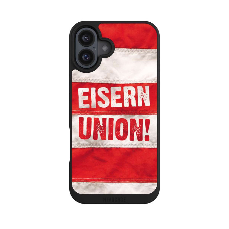iPhone 16 Plus NIVOpure Fahnenstoff - 1. FC Union Berlin