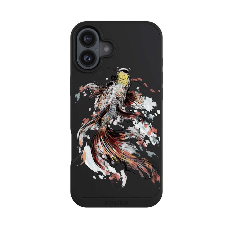 iPhone 16 Plus NIVOpure Koi (Watercolor) ohne Hintergrund