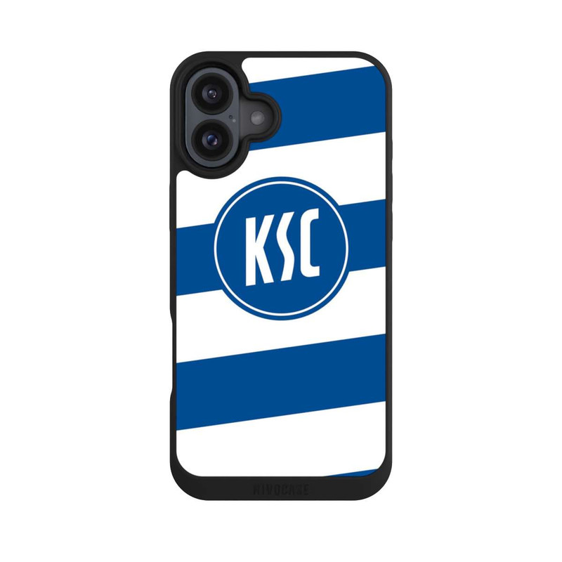 iPhone 16 Plus NIVOpure KSC Logo Gestreift