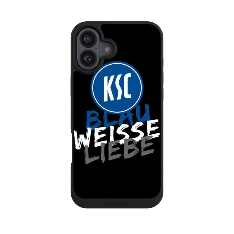 iPhone 16 Plus NIVOpure Blau Weisse Liebe - KSC