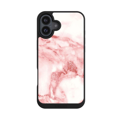 Apple iPhone 16 Plus NIVOpure Marmor rosa und weiß
